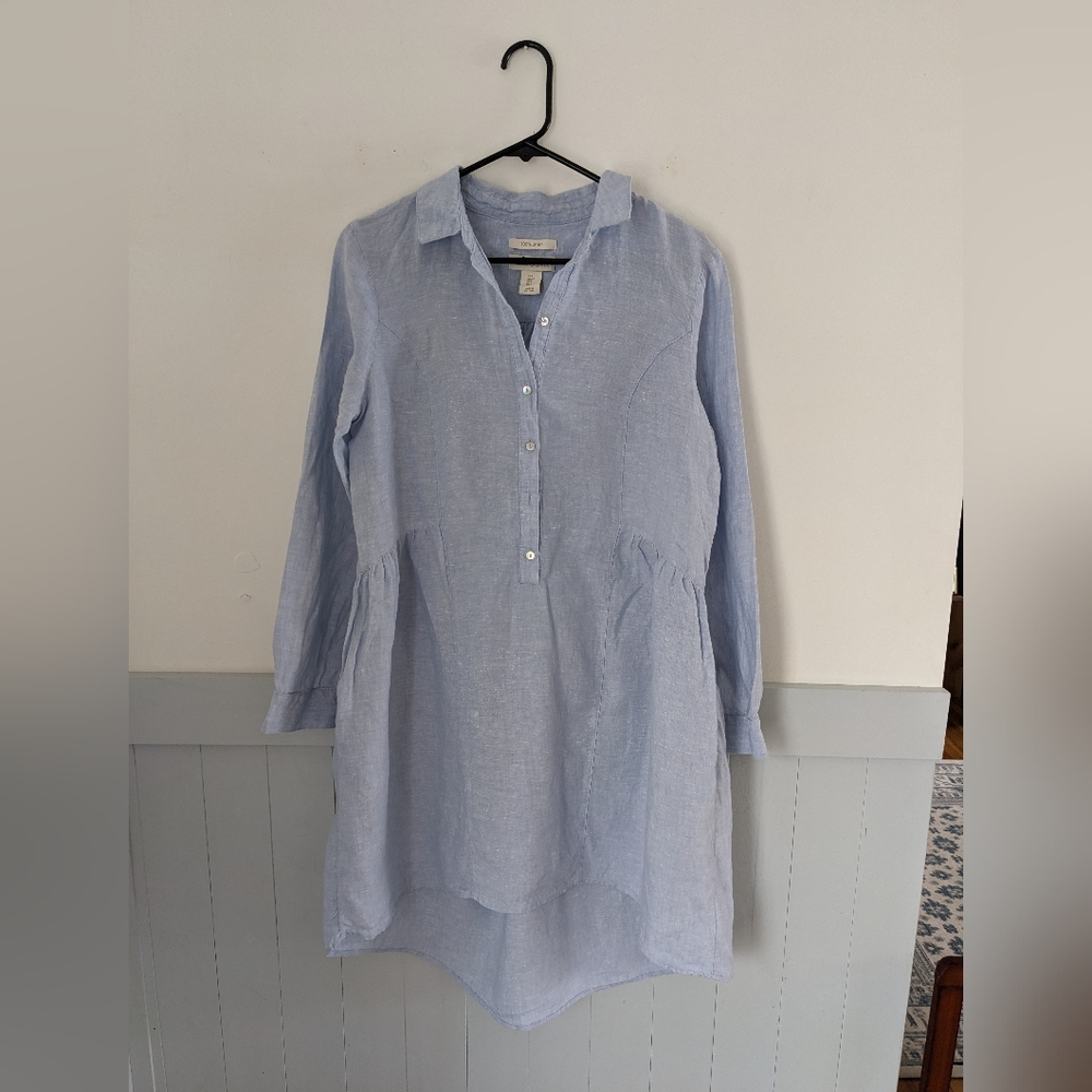 Linen Cynthia Rowley tunic top size small